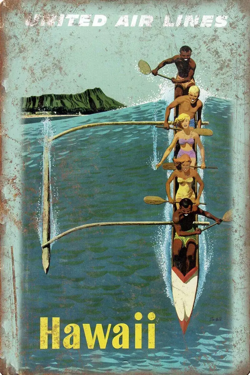 Vintage New Poster Hawaii Travel Metal Tin Sign 8X12 Inch Retro Art Home Bar Pub Garage Cafe Office Wall Decor Classic Metal Pl
Vintage New Poster Hawaii Travel Metal Tin Sign 8X12 Inch Retro Art Home Bar Pub Garage Cafe Office Wall Decor Classic Metal Pl