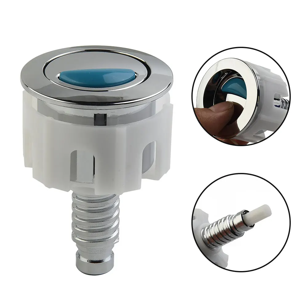 Toilet Push Button Dual Flush Water Saving Stainless Steel 38-49mm Spring Toilet Flush Button Cistern Tank Bathroom Accessories 
Toilet Push Button Dual Flush Water Saving Stainless Steel 38-49mm Spring Toilet Flush Button Cistern Tank Bathroom Accessories
