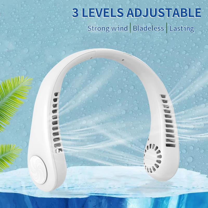 Portable Neck Fan Mini Electric Wireless Fan USB Rechargeable Air Conditioning Cooling Bladeless Mute Neckband Fans for Sports
Portable Neck Fan Mini Electric Wireless Fan USB Rechargeable Air Conditioning Cooling Bladeless Mute Neckband Fans for Sports