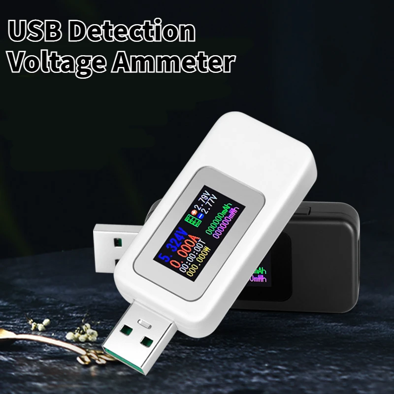 Портативный USB-тестер с цветным экраном, мини-измеритель напряжения с зарядным устройством
Портативный USB-тестер с цветным экраном, мини-измеритель напряжения с зарядным устройством