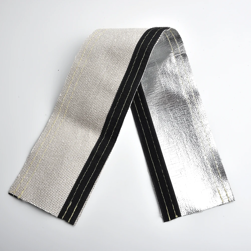 Auto Car Wire Hose Wrap 100cmx10.6cm Metallic Heat Shield Sleeve Insulate Cover Interior Accessories Tube Hook Loop
Auto Car Wire Hose Wrap 100cmx10.6cm Metallic Heat Shield Sleeve Insulate Cover Interior Accessories Tube Hook Loop