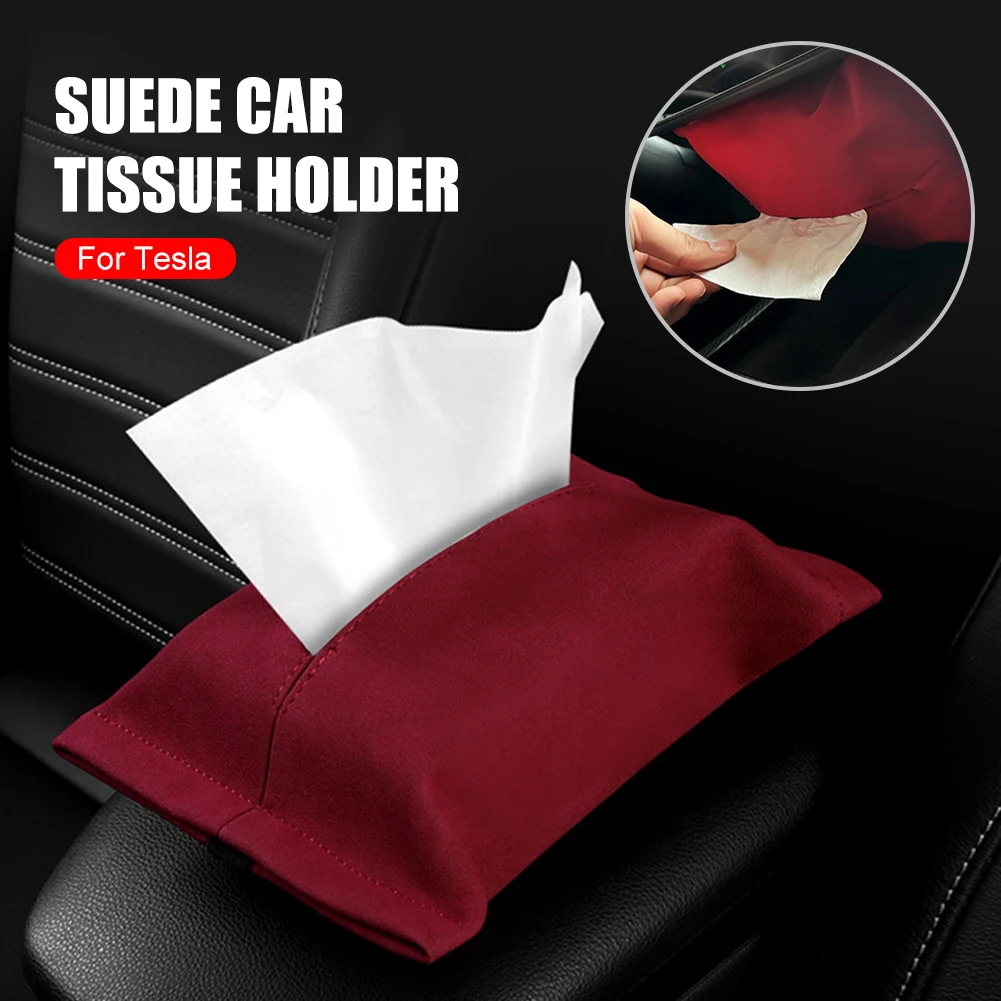 For Tesla Model 3 Model Y S X Suede Car Tissue Box Interior Organizer Hidden Napkin Paper Holder Storage Bag Car Accessories
For Tesla Model 3 Model Y S X Suede Car Tissue Box Interior Organizer Hidden Napkin Paper Holder Storage Bag Car Accessories