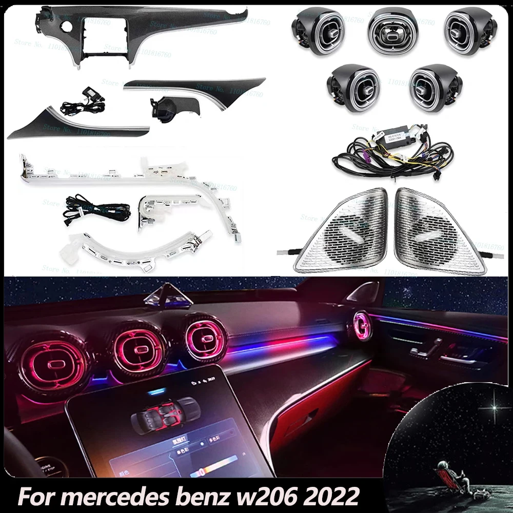 For Mercedes C-Class 2022 W206 Active Atmosphere Lights C200 Luminous Turbine Outlet interior Modified c260 4D Tweeter
For Mercedes C-Class 2022 W206 Active Atmosphere Lights C200 Luminous Turbine Outlet interior Modified c260 4D Tweeter