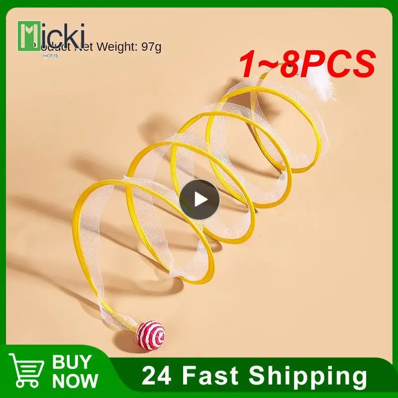 1~8PCS Folded Cat Tunnel S Type Cats Tunnel Spring Toy Mouse Tunnel With Balls And Crinkle Cat Outdoor Cat Toys For Kitten
1~8PCS Folded Cat Tunnel S Type Cats Tunnel Spring Toy Mouse Tunnel With Balls And Crinkle Cat Outdoor Cat Toys For Kitten