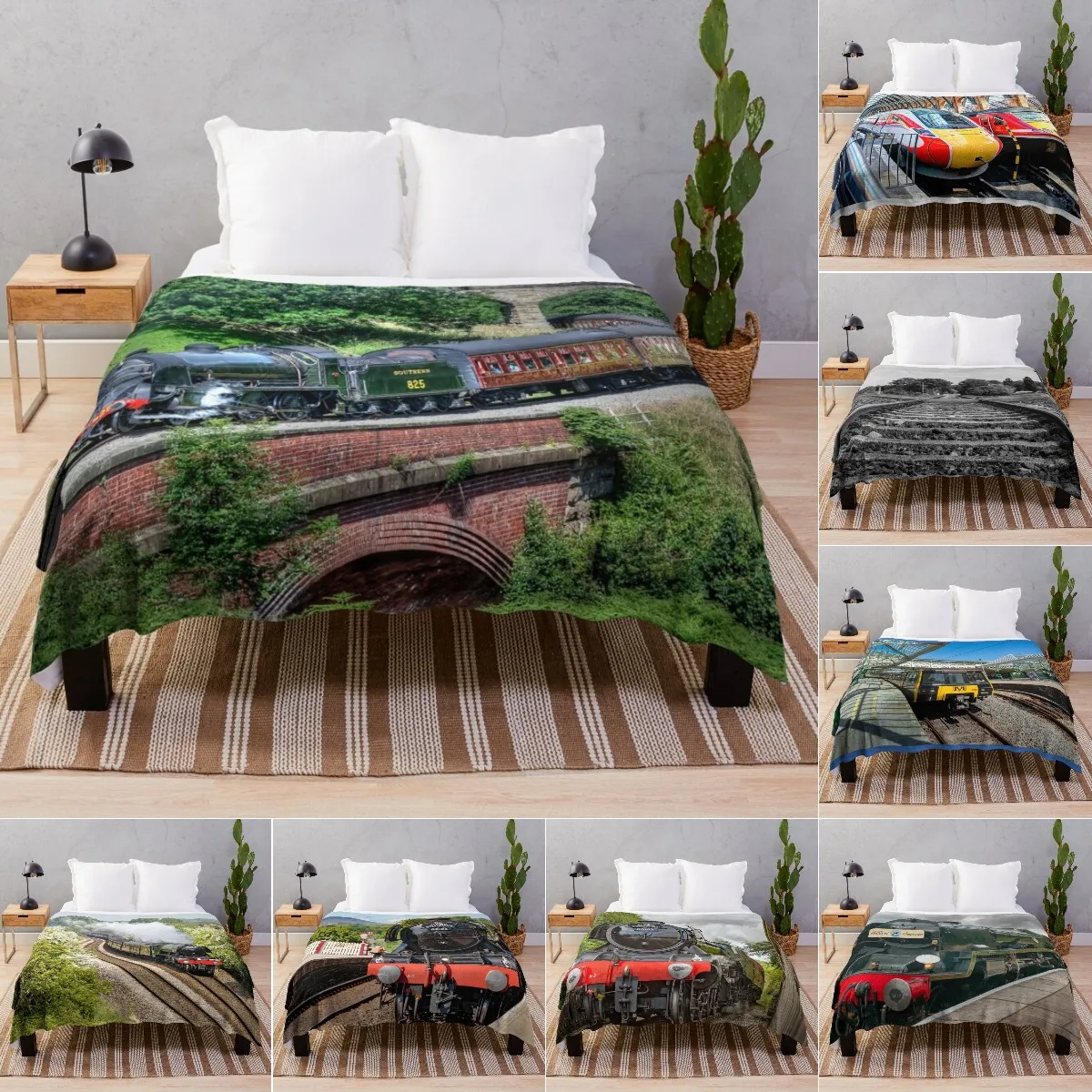 Flannel Fleece Throw Blanket for Couch Bed Old Steam Train Soft Cozy Lightweight Bed Blanket for Kids Adults Boys Girls Queen
Flannel Fleece Throw Blanket for Couch Bed Old Steam Train Soft Cozy Lightweight Bed Blanket for Kids Adults Boys Girls Queen