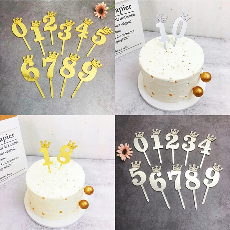Number 0-9 CrownCake Topper Birthday Anniversary Wedding Party digit cupcake toppers Flags kids Baby Shower Birthday Decoration
Number 0-9 CrownCake Topper Birthday Anniversary Wedding Party digit cupcake toppers Flags kids Baby Shower Birthday Decoration