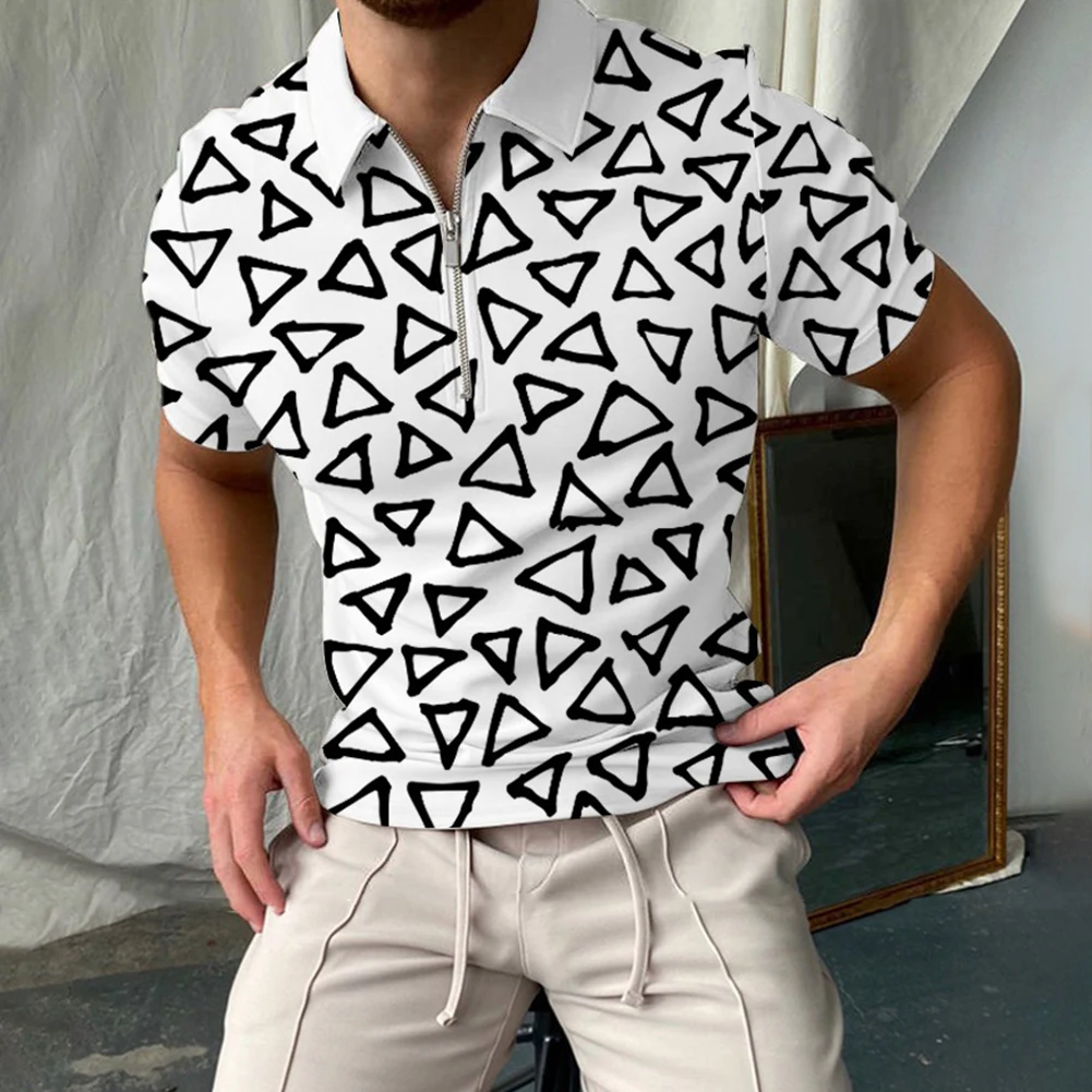 Mens Zip Collar Short Sleeve Print Shirt Slim Fit Sport T Shirt Muscle Tops Tee Mens Summer Casual Shirts
Mens Zip Collar Short Sleeve Print Shirt Slim Fit Sport T Shirt Muscle Tops Tee Mens Summer Casual Shirts