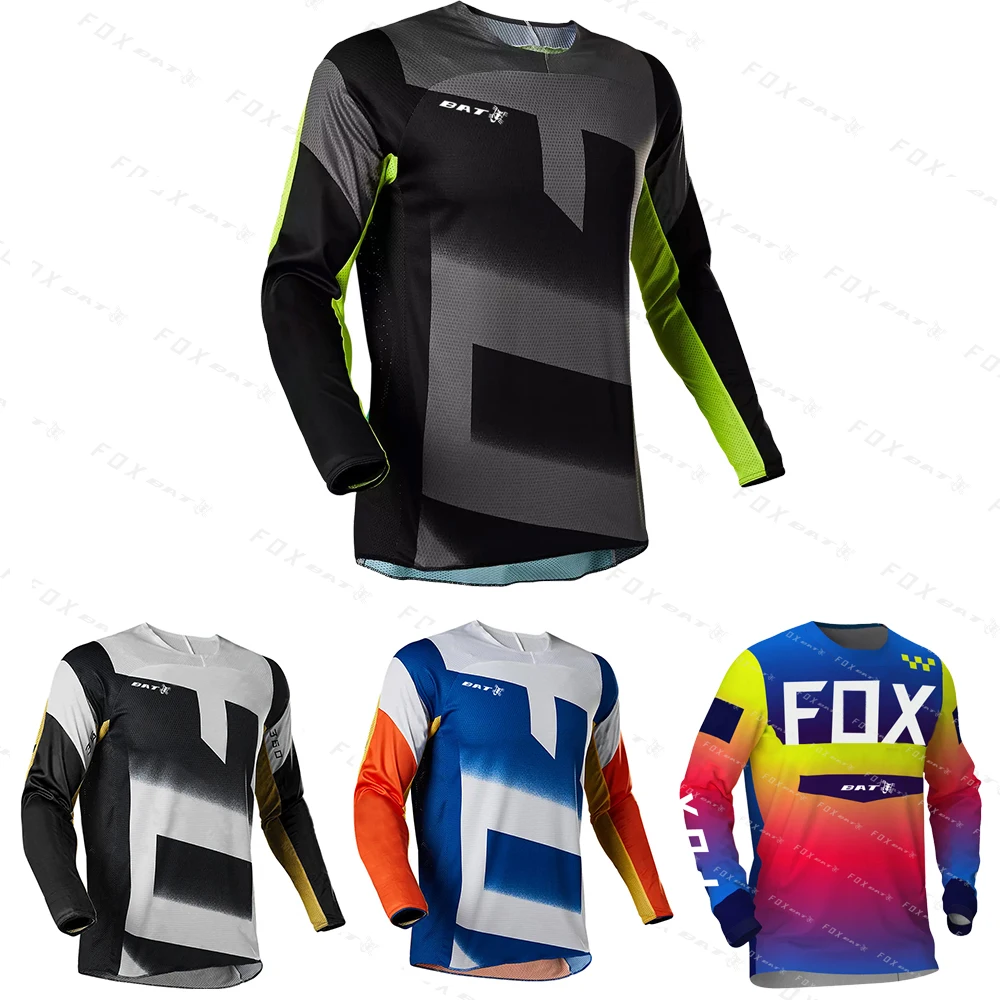 Motocross Sportwear Clothing Bat Fox MTB T-Shirts Men Cycling Quick Dry Motocross Jersey Mountain Bike Downhill Jersey
Motocross Sportwear Clothing Bat Fox MTB T-Shirts Men Cycling Quick Dry Motocross Jersey Mountain Bike Downhill Jersey