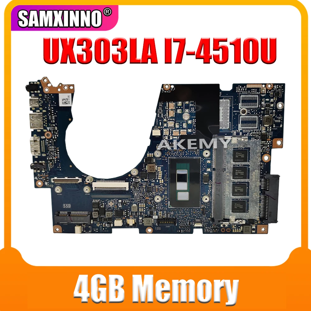 Материнская плата UX303LA REV2.0 I7 CPU 4 ГБ для Asus UX303 UX303L UX303LG UX303LN UX303LN ноутбук материнская плата UX303LA
Материнская плата UX303LA REV2.0 I7 CPU 4 ГБ для Asus UX303 UX303L UX303LG UX303LN UX303LN ноутбук материнская плата UX303LA