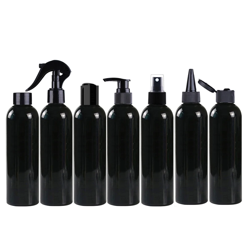 10pcs 200ml Black Plastic Perfume Spray Bottle, Shampoo Shower Gel Packaging Container, Lotion Pump Bottle Trigger Spray Bottle
10pcs 200ml Black Plastic Perfume Spray Bottle, Shampoo Shower Gel Packaging Container, Lotion Pump Bottle Trigger Spray Bottle