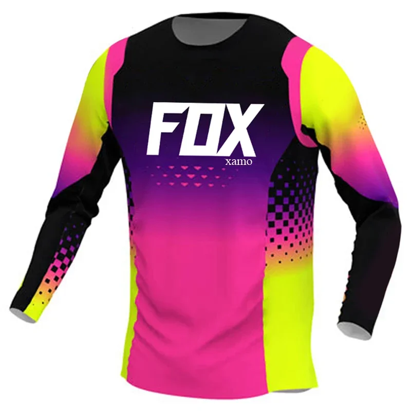 

Foxxamo Женская горнолыжная майка для мотокросса, мотоциклов, футболки для горных велосипедов, велосипедная толстовка, одежда для горного велосипеда