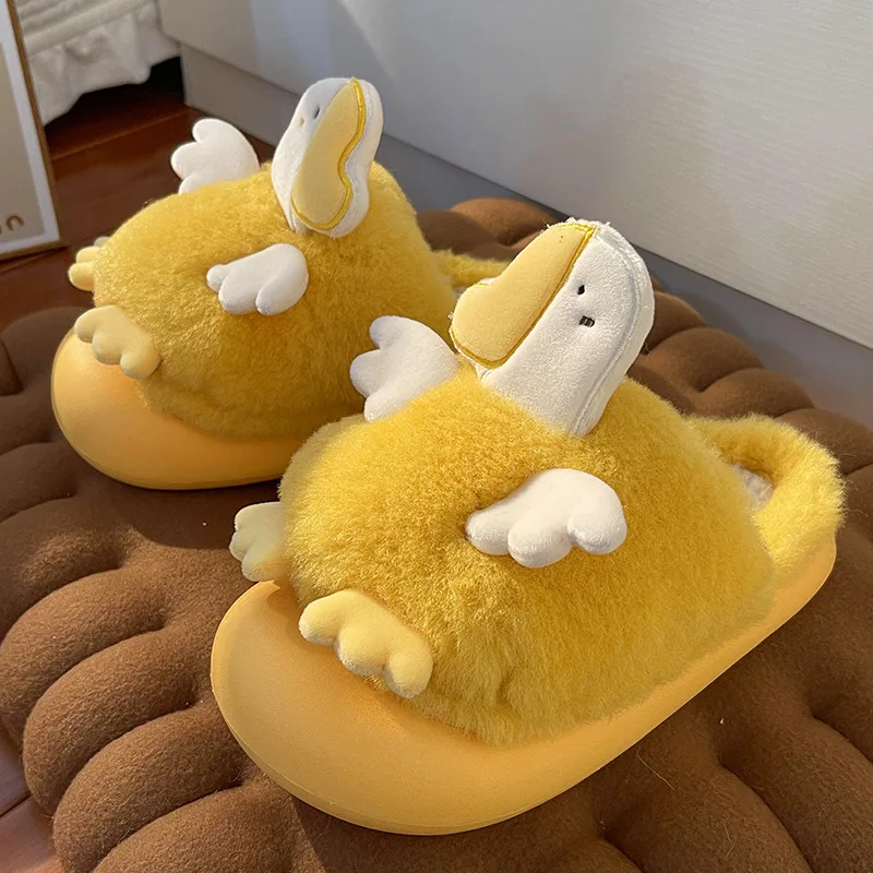 Cute Cartoon Slipper for Women Kawaii Duck Animals Girls Home Slippers Winter Plush Warm Ladies Indoor Family Fuzzy Flip Flops
Cute Cartoon Slipper for Women Kawaii Duck Animals Girls Home Slippers Winter Plush Warm Ladies Indoor Family Fuzzy Flip Flops