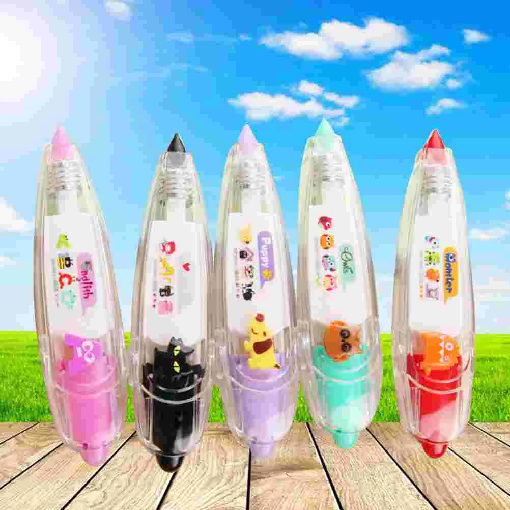 5pcs Push Correction Tape Novelty Stationery for Scrapbooking Greeting Letter Diary School Office Supplies (Random Color Style)
5pcs Push Correction Tape Novelty Stationery for Scrapbooking Greeting Letter Diary School Office Supplies (Random Color Style)
