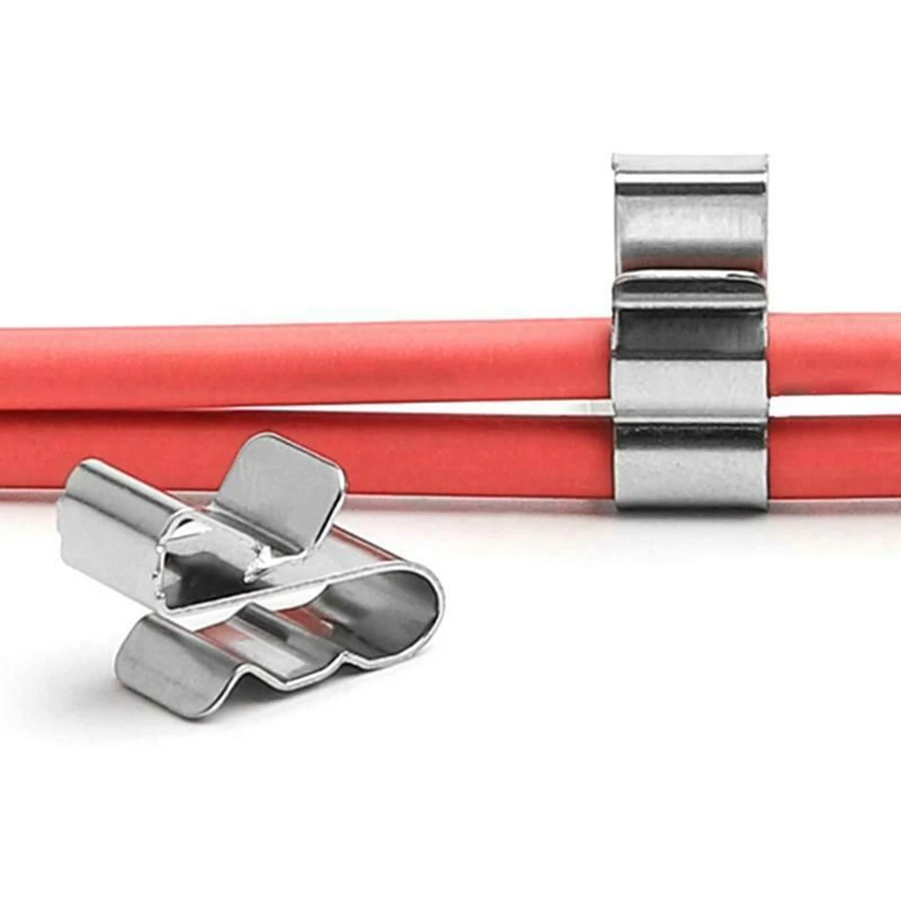 20/50pcs Solar Panel Cable Clip Stainless Steel Clamp Photovoltaic PV Cable Clips Trailer Frame Wire Installation Clamp Clips
20/50pcs Solar Panel Cable Clip Stainless Steel Clamp Photovoltaic PV Cable Clips Trailer Frame Wire Installation Clamp Clips