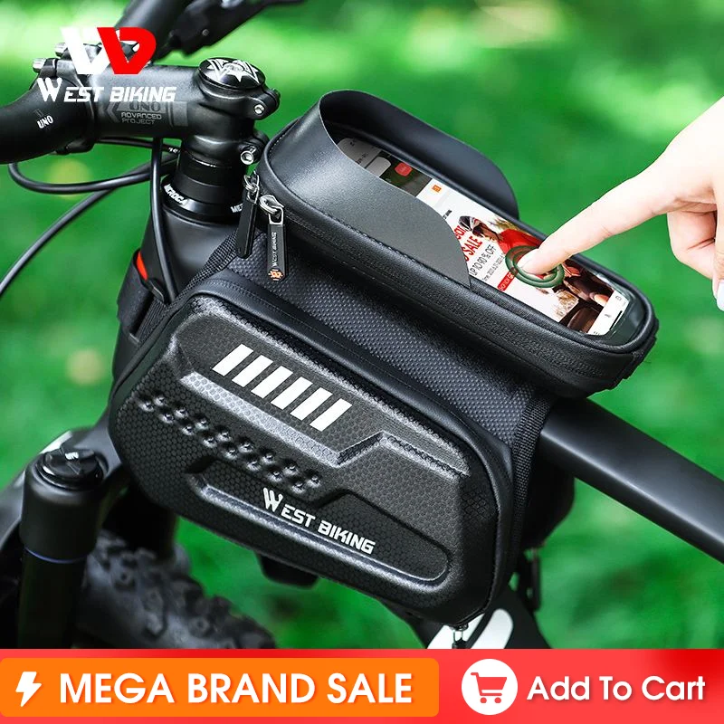WEST BIKING 3 In 1 Bicycle Bag Waterproof Front Top Tube Phone Bag Touch Screen Below 6.9 Inch Phone Case Bike Accessories
WEST BIKING 3 In 1 Bicycle Bag Waterproof Front Top Tube Phone Bag Touch Screen Below 6.9 Inch Phone Case Bike Accessories