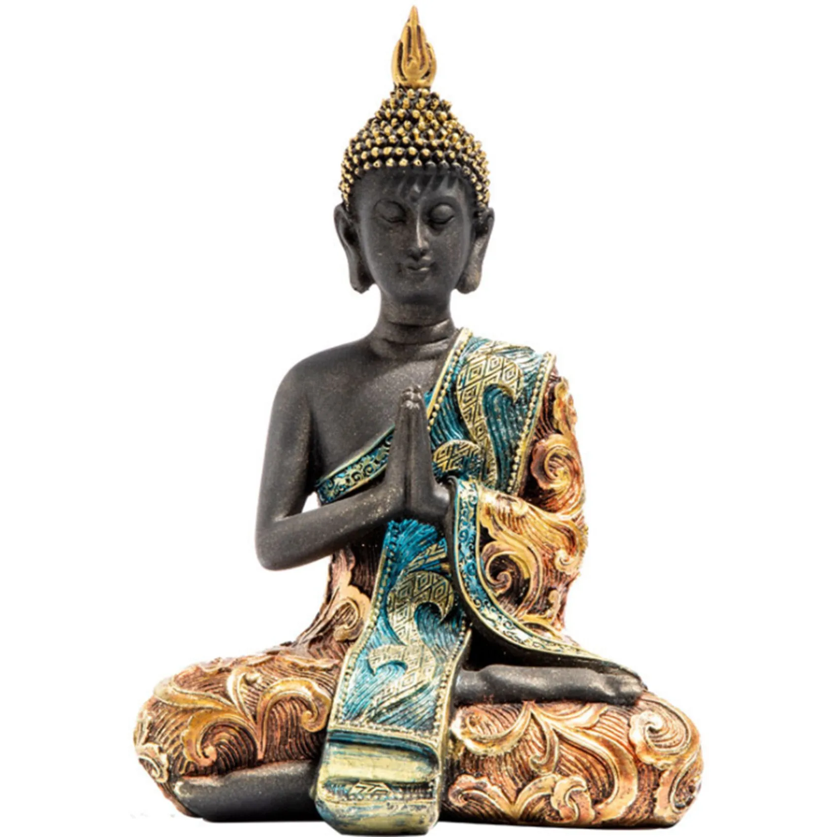 Buddha Statue Thailand Sculpture Resin Handmade Buddhism Hindu Feng Shui Figurine Meditation Home Decor Ornament
Buddha Statue Thailand Sculpture Resin Handmade Buddhism Hindu Feng Shui Figurine Meditation Home Decor Ornament