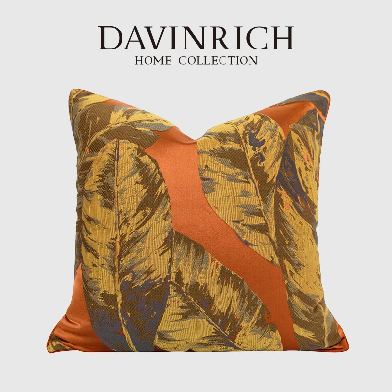 DAVINRICH Loquat Leaf Jacquard Cushion Covers Oil Painting Textured Satin Decorative Throw Pillow Case 45x45cm Free Shipping
DAVINRICH Loquat Leaf Jacquard Cushion Covers Oil Painting Textured Satin Decorative Throw Pillow Case 45x45cm Free Shipping
