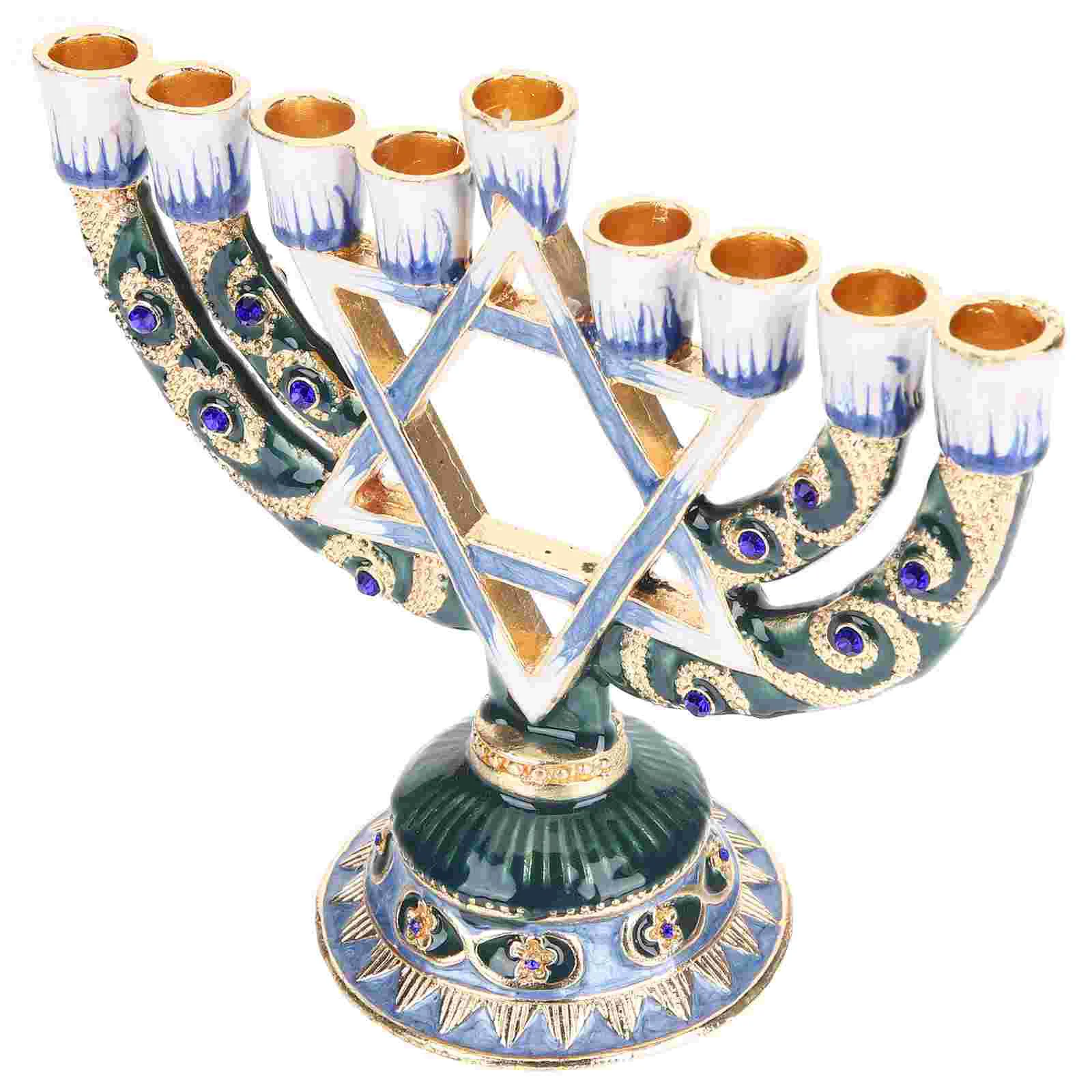 Holder Stand Hanukkah Menorah Retro Table Jewish Candlestick Decorativedrip Cups Hebrew Decoration Pillar Tall Branches Metal
Holder Stand Hanukkah Menorah Retro Table Jewish Candlestick Decorativedrip Cups Hebrew Decoration Pillar Tall Branches Metal