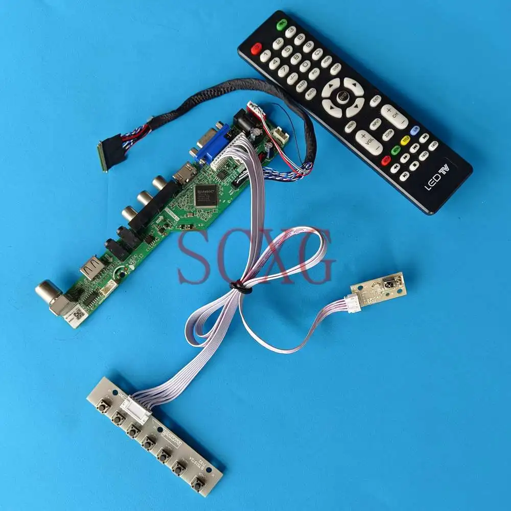 For LP173WD1-TLG1 LCD Controller Board DIY Kit TV Analog Signal LVDS 40 Pin 1600 900 17.3" AV VGA USB HDMI-Compatible LED Screen
For LP173WD1-TLG1 LCD Controller Board DIY Kit TV Analog Signal LVDS 40 Pin 1600 900 17.3" AV VGA USB HDMI-Compatible LED Screen