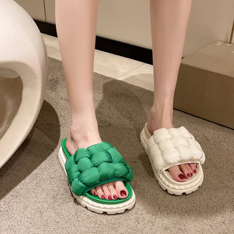 Женские повседневные шлепанцы, дизайнерские сандалии на платформе, высокий внешний вид, босоножки на платформе
Женские повседневные шлепанцы, дизайнерские сандалии на платформе, высокий внешний вид, босоножки на платформе