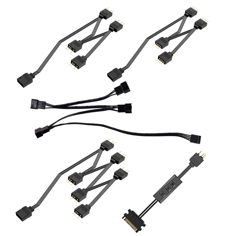 1 to 4 6 ARGB Splitter 5V 3PIN PC Motherboard RGB FAN 3Pin Connector Extension Cable ARGB Desktop 5V3Pin Cable
1 to 4 6 ARGB Splitter 5V 3PIN PC Motherboard RGB FAN 3Pin Connector Extension Cable ARGB Desktop 5V3Pin Cable
