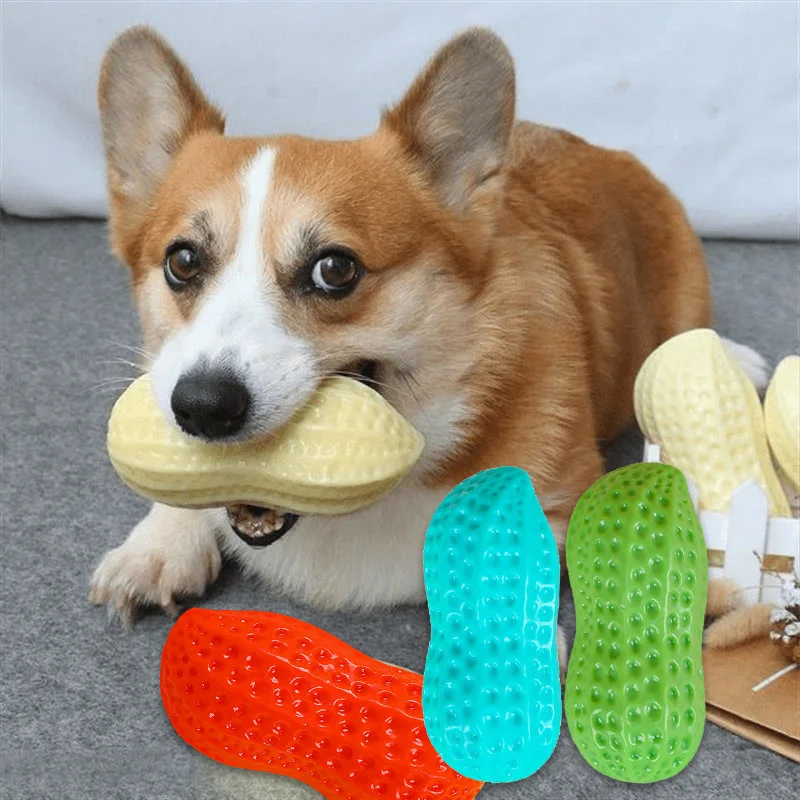Pet Dog Toys Peanut Shape Squeaky Toy Interactive Toy Tooth Cleaning Bite Resistant Chew Toys Pet Supplies
Pet Dog Toys Peanut Shape Squeaky Toy Interactive Toy Tooth Cleaning Bite Resistant Chew Toys Pet Supplies