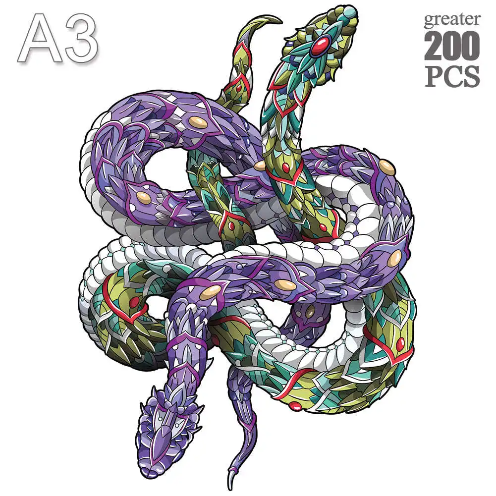 2022 unique Wooden animal Jigsaw Puzzles Adults kids Birthday Gifts snake puzzle Children family Games Toys Wooden Puzzles
2022 unique Wooden animal Jigsaw Puzzles Adults kids Birthday Gifts snake puzzle Children family Games Toys Wooden Puzzles