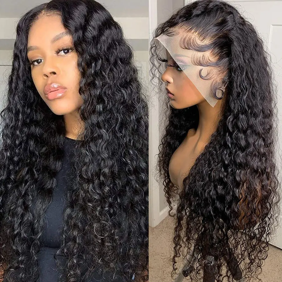 Deep Wave Frontal Wig Brazilian Deep Curly 13x4 Lace Human Hair Wigs For Women 220% HD Lace Front Wig Pre Plucked With Baby Hair
Deep Wave Frontal Wig Brazilian Deep Curly 13x4 Lace Human Hair Wigs For Women 220% HD Lace Front Wig Pre Plucked With Baby Hair