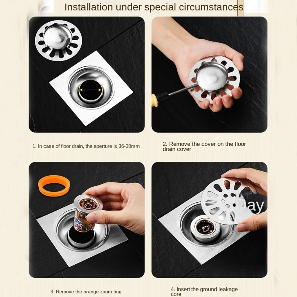 Anti Odor Floor Drain Cover with Seesaw Gravity Opening Easy Installation Removable Filter Basket (ABS+PC+rubber)
Anti Odor Floor Drain Cover with Seesaw Gravity Opening Easy Installation Removable Filter Basket (ABS+PC+rubber)