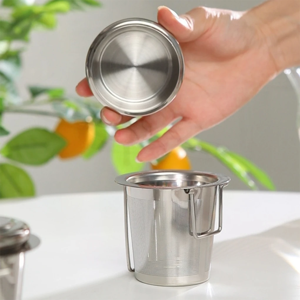 Tea Strainer 304 Stainless Steel Reusable Tea Infuser Teapot Loose Tea Leaf Spice Tea Filter Kitchen Accessories Double Handle
Tea Strainer 304 Stainless Steel Reusable Tea Infuser Teapot Loose Tea Leaf Spice Tea Filter Kitchen Accessories Double Handle