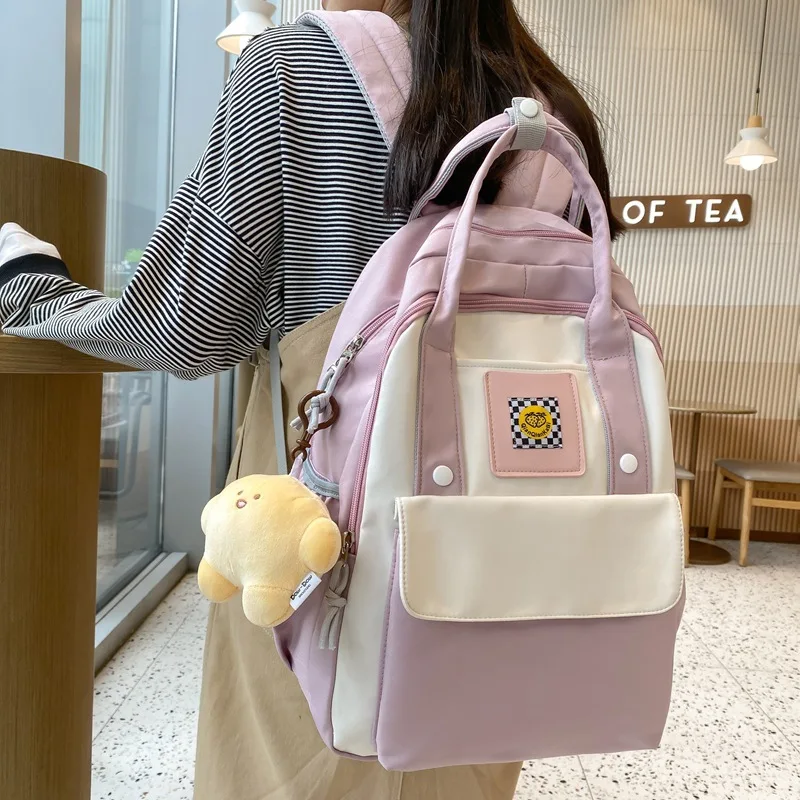 Женский рюкзак для студентов колледжа qlord lybz, Женская дорожная сумка через плечо, вместительный рюкзак для учеников средней школы
Женский рюкзак для студентов колледжа qlord lybz, Женская дорожная сумка через плечо, вместительный рюкзак для учеников средней школы