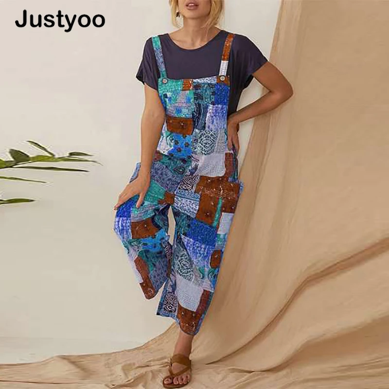 Женский комбинезон в этническом стиле, элегантный длинный комбинезон на пуговицах с винтажным принтом в стиле пэчворк
Женский комбинезон в этническом стиле, элегантный длинный комбинезон на пуговицах с винтажным принтом в стиле пэчворк