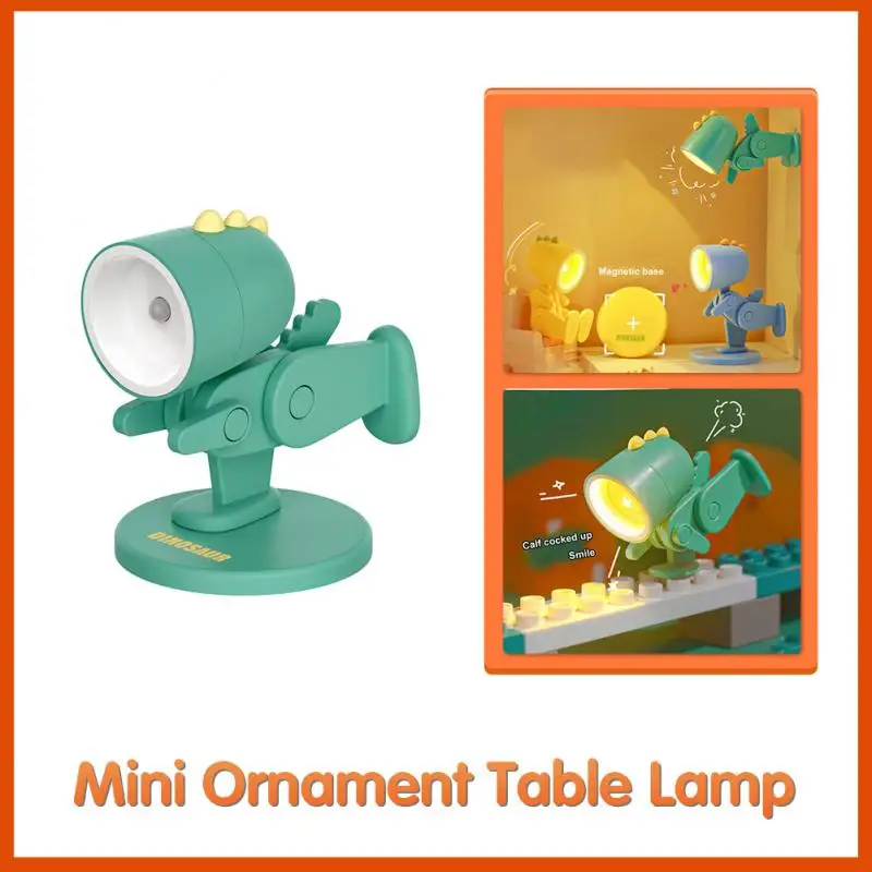 

LED Night Light Cartoon Animal Folding Desk Lamp Dog Deer Dinosaur Shape Eye Protection Lamps Cute Room Decor Ночник