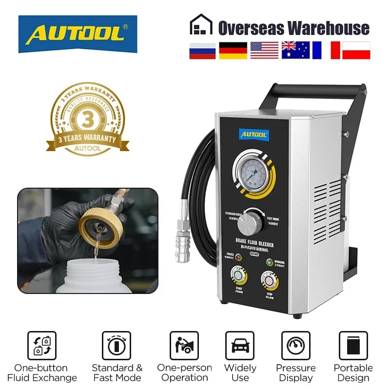 AUTOOL AST609 автомобильный пульсирующий тормозной масляный станок, экстрактор тормозного насоса, спускной насос для насоса и жидкости 110 В 220 В
AUTOOL AST609 автомобильный пульсирующий тормозной масляный станок, экстрактор тормозного насоса, спускной насос для насоса и жидкости 110 В 220 В