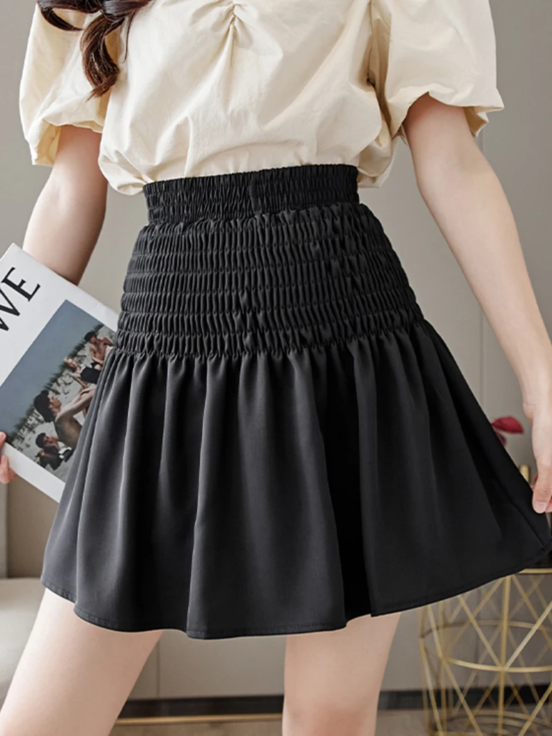 TIGENA Korean Cute Mini Skirt Women 2022 Summer Casual Solid Chiffon Folds A Line High Waist Short Skirt Female with Lining Girl
TIGENA Korean Cute Mini Skirt Women 2022 Summer Casual Solid Chiffon Folds A Line High Waist Short Skirt Female with Lining Girl