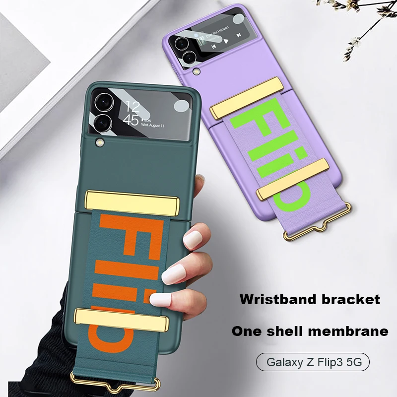 Case for Z Flip3 with Strap Len Camera Glass Protection Case for Samsung Galaxy Z Flip3 5G Case Wristband Plastic PC Back Cover
Case for Z Flip3 with Strap Len Camera Glass Protection Case for Samsung Galaxy Z Flip3 5G Case Wristband Plastic PC Back Cover