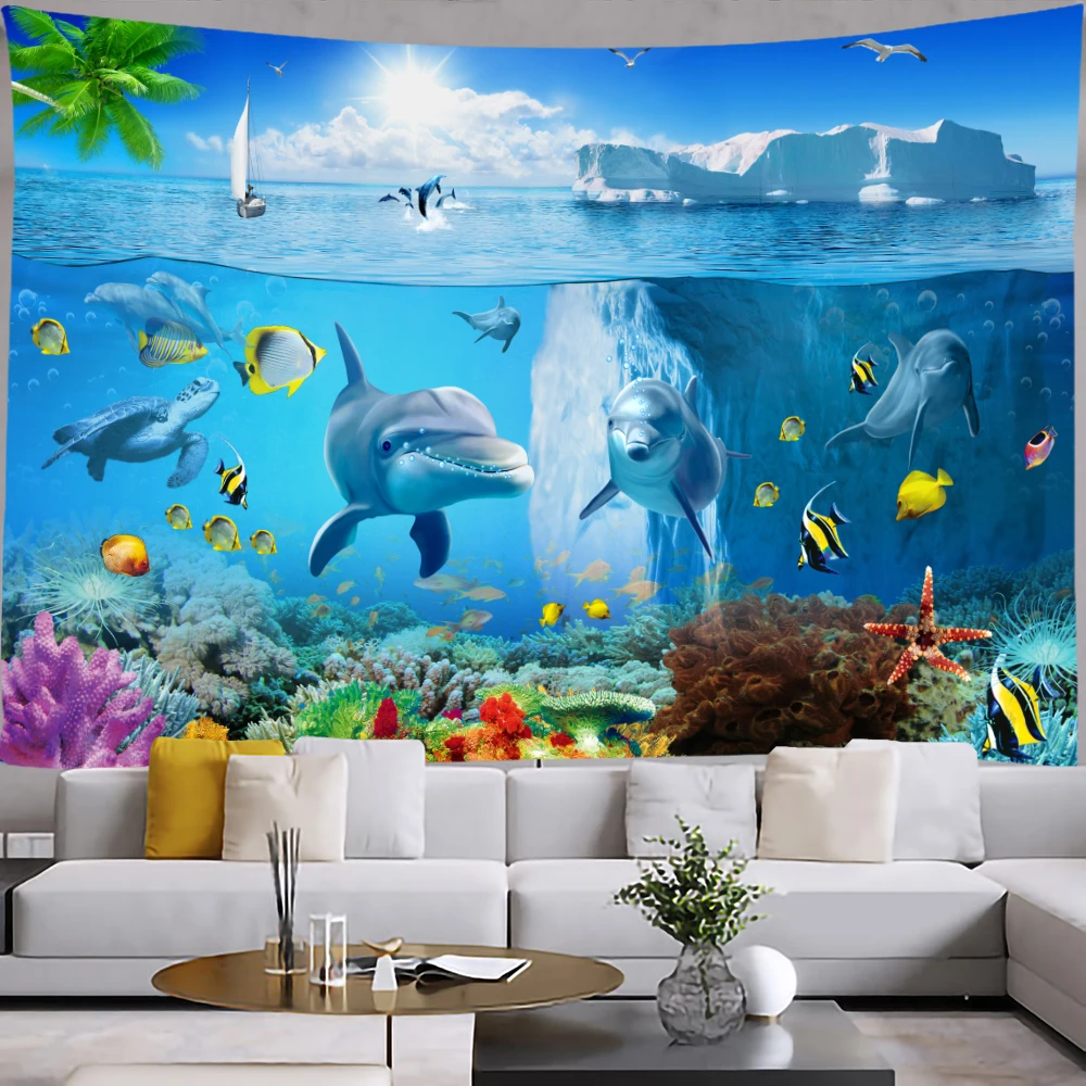 Underwater World Home Decor tapestry wall decor Witchcraft Hippie kawaii room decor Wall Hanging Tapestry
Underwater World Home Decor tapestry wall decor Witchcraft Hippie kawaii room decor Wall Hanging Tapestry