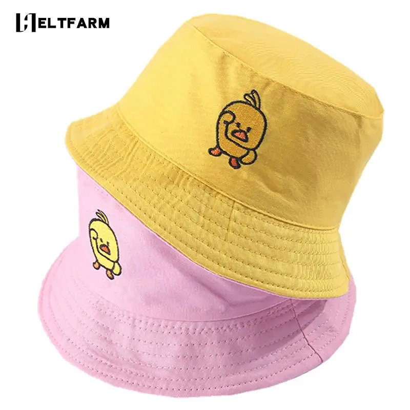 Summer Reversible Duck Print Women Sun Hat Men Cotton Fold Bucket Hats 2022 New Travel Outdoor Boys Girls Beach Fisherman Cap
Summer Reversible Duck Print Women Sun Hat Men Cotton Fold Bucket Hats 2022 New Travel Outdoor Boys Girls Beach Fisherman Cap