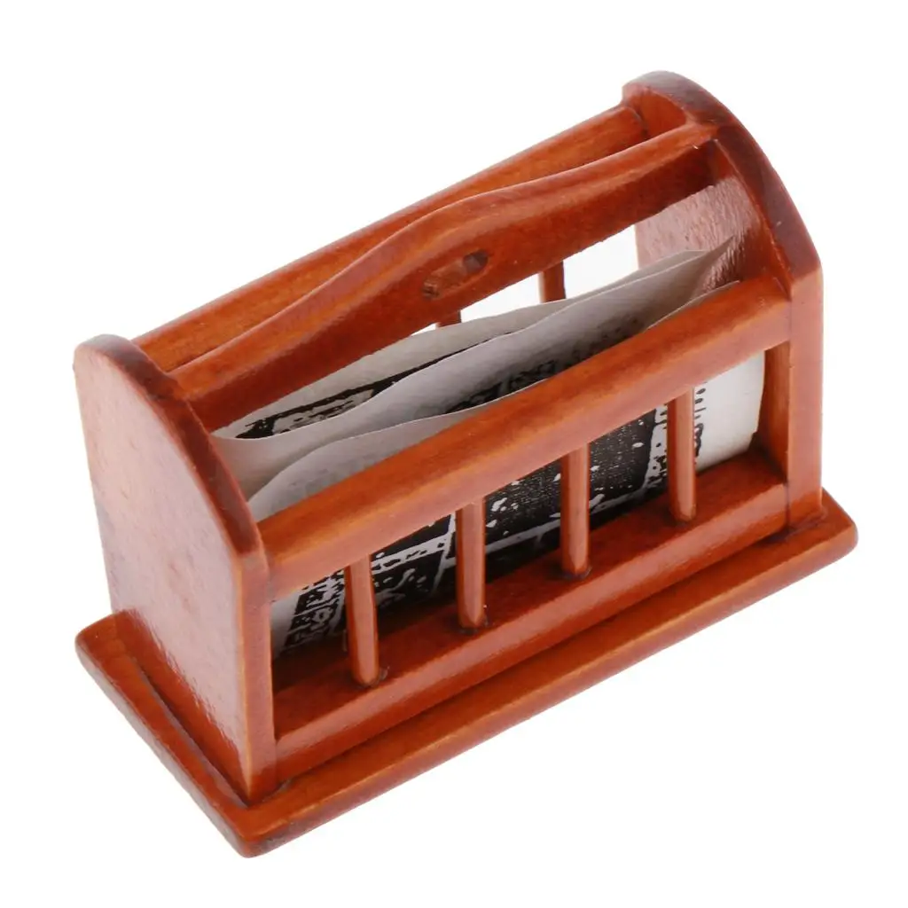 1/12 Classic Display Rack Wooden Newspaper Holder Dollhouse Living Room 
1/12 Classic Display Rack Wooden Newspaper Holder Dollhouse Living Room