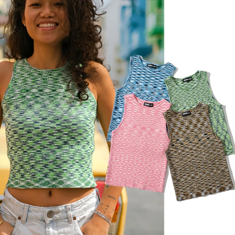 Jenny&Dave England Style Summer Tank T shirts Women Fashion Street Knitted Vintage Geometric jacquard Sexy Crop Tops
Jenny&Dave England Style Summer Tank T shirts Women Fashion Street Knitted Vintage Geometric jacquard Sexy Crop Tops