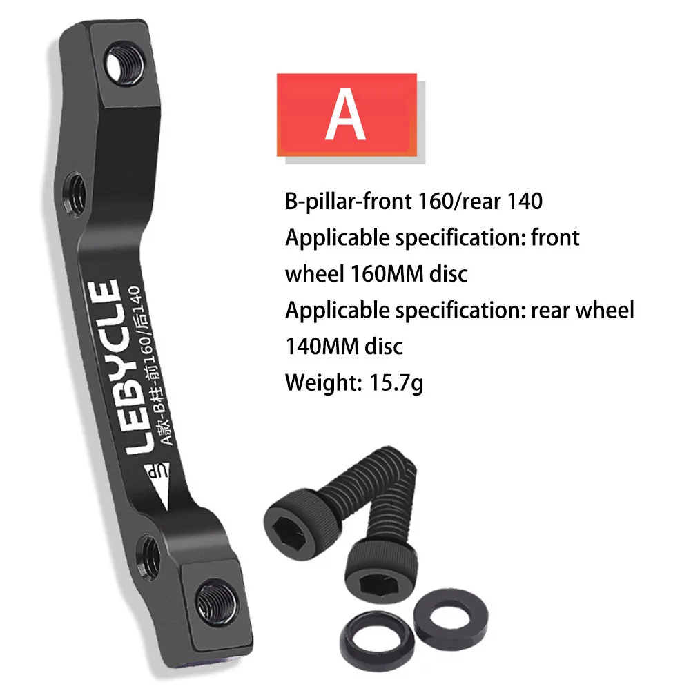 1pc Bicycle Disc Brake Adapter Aluminum Alloy For 160mm Post Fork Mount To 180/203 Mm Rotor Caliper Adapter Bicycle Accessory
1pc Bicycle Disc Brake Adapter Aluminum Alloy For 160mm Post Fork Mount To 180/203 Mm Rotor Caliper Adapter Bicycle Accessory