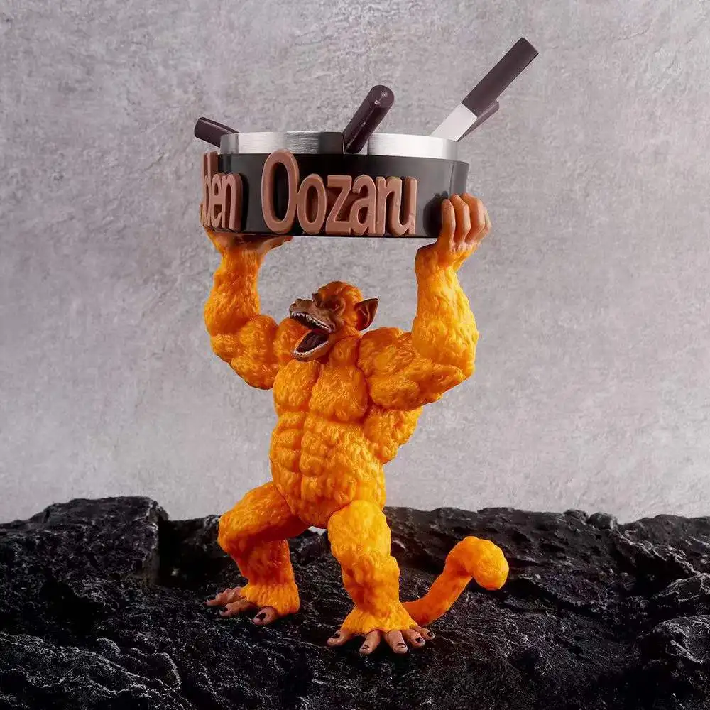 Аниме Драконий жемчуг великая пепельница фигурка Золотой Великий Ape Ozaru Вегета