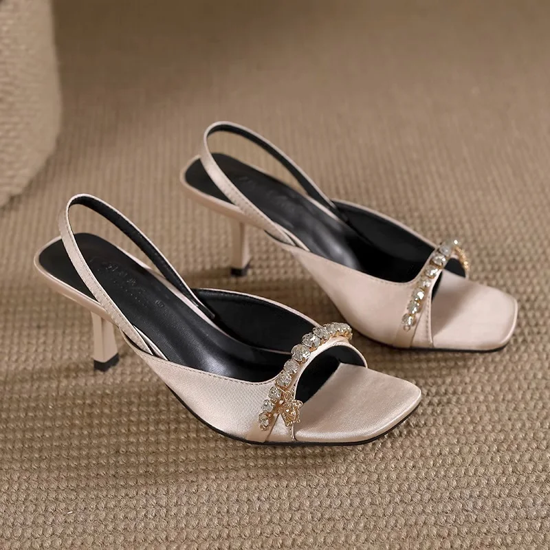 Size 34-40 2024 Thin High Heel Summer Shoes Open Toe Ladies High Heel Sandals Sexy Slip On Female Footweares Girl Dress Shoes
Size 34-40 2024 Thin High Heel Summer Shoes Open Toe Ladies High Heel Sandals Sexy Slip On Female Footweares Girl Dress Shoes