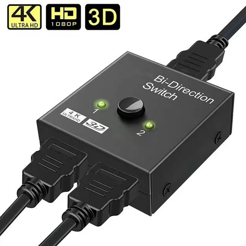 HDMI-совместимый сплиттер 4K переключатель KVM двунаправленный 1x 2/2x1 HDMI-совместимый коммутатор 2 в 1 для PS4/3 ТВ-приставки переключатель адаптер
HDMI-совместимый сплиттер 4K переключатель KVM двунаправленный 1x 2/2x1 HDMI-совместимый коммутатор 2 в 1 для PS4/3 ТВ-приставки переключатель адаптер