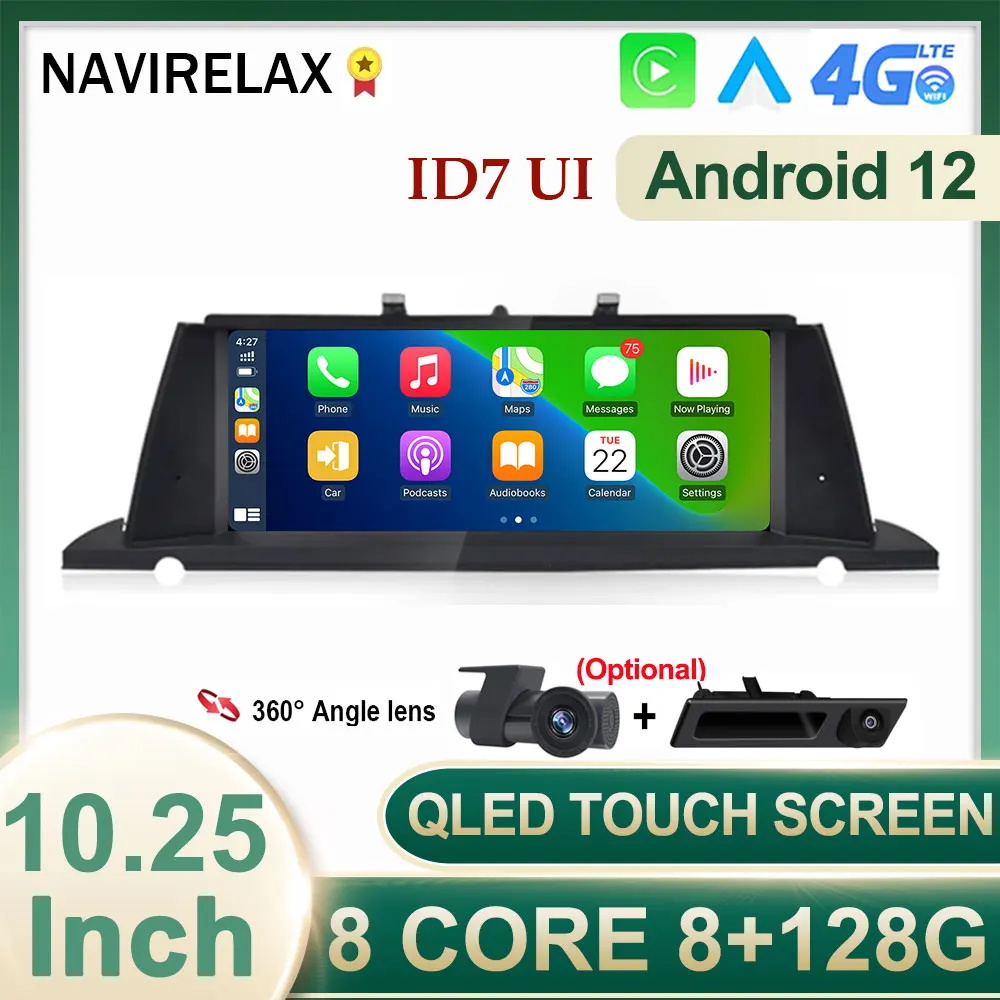 10.25" Android 12 Wireless Carplay Car GPS Navigation Radio Player For BMW 5 Series GT F07 2009 - 2016 CIC NBT System Multimedia
10.25" Android 12 Wireless Carplay Car GPS Navigation Radio Player For BMW 5 Series GT F07 2009 - 2016 CIC NBT System Multimedia