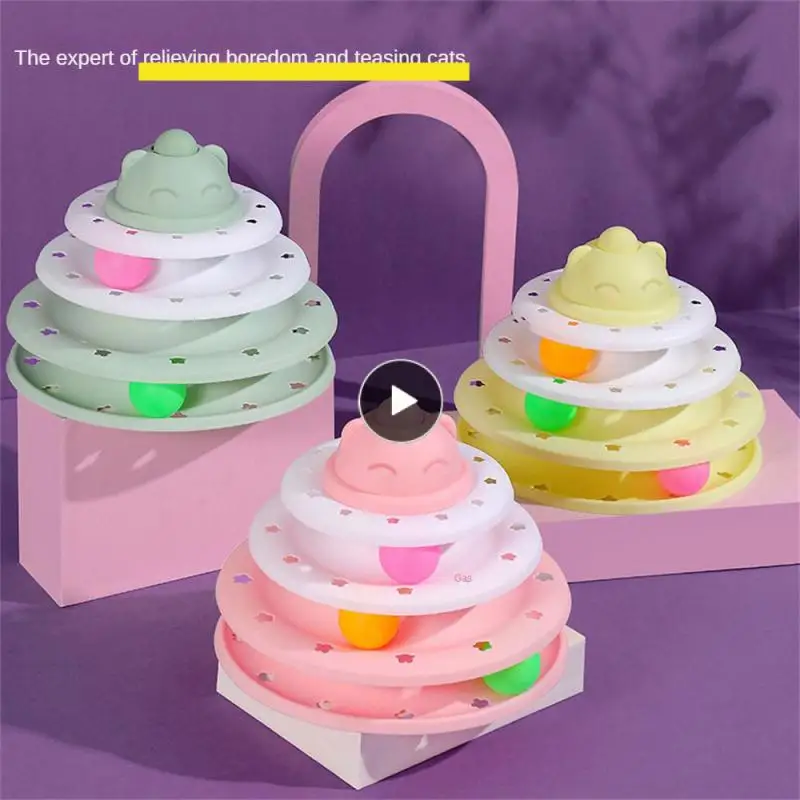 Intellectual Training Four Layers Of Track Rolling Ball Toy Interactive Hat Toy Four Floors Cat Supplies Household Products
Intellectual Training Four Layers Of Track Rolling Ball Toy Interactive Hat Toy Four Floors Cat Supplies Household Products