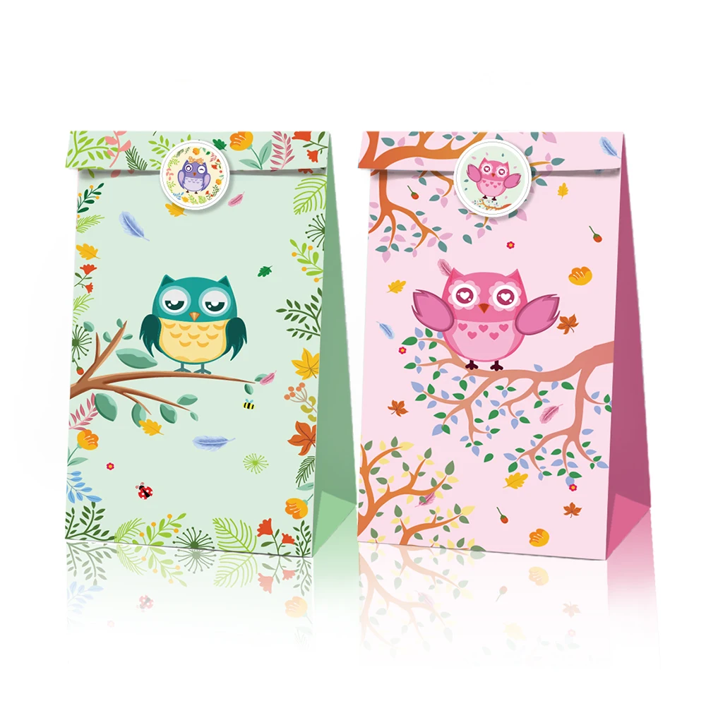 LB067 12Pcs Jungle Cartoon Animals Owl Dinosaur Birthday Party Candy Packing Kraft Paper Gift Bags Baby Shower Party Decorations
LB067 12Pcs Jungle Cartoon Animals Owl Dinosaur Birthday Party Candy Packing Kraft Paper Gift Bags Baby Shower Party Decorations