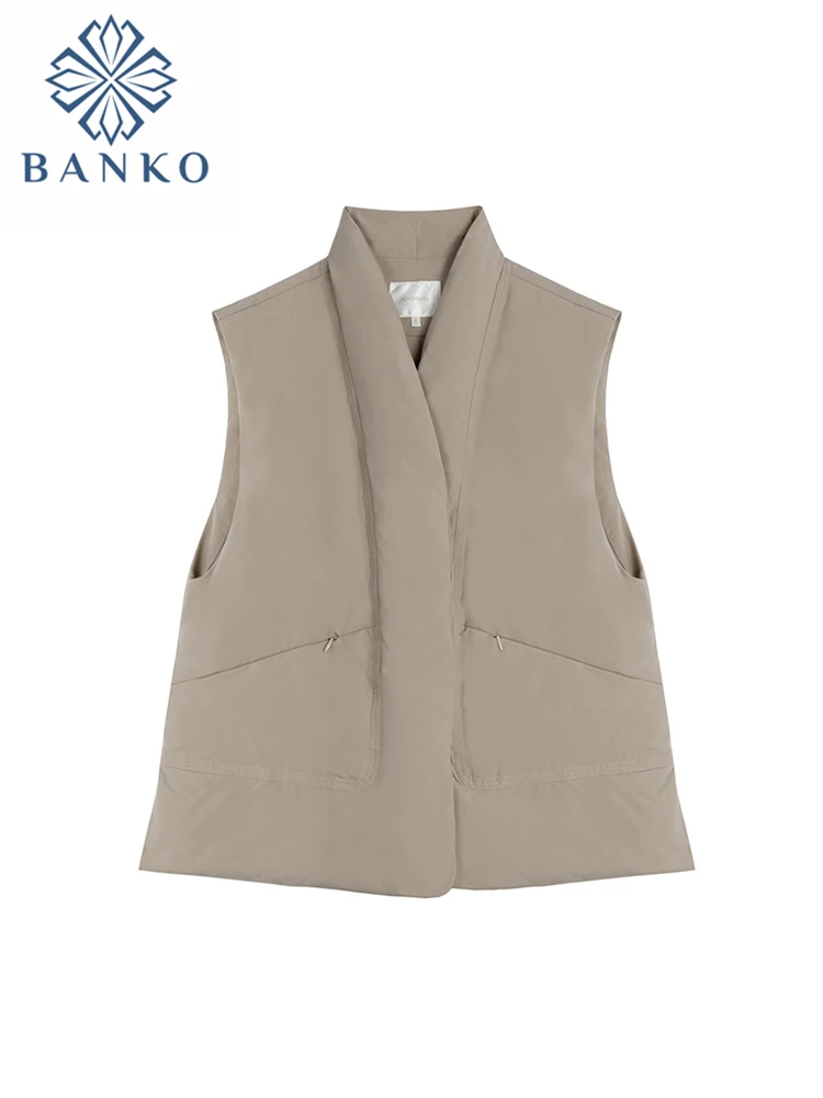 2022 Autumn Winter Women Solid Color Loose Vest V-neck Warm Sleeveless Cotton Padded Coat Lady Retro Simple Waistcoat Oversize
2022 Autumn Winter Women Solid Color Loose Vest V-neck Warm Sleeveless Cotton Padded Coat Lady Retro Simple Waistcoat Oversize