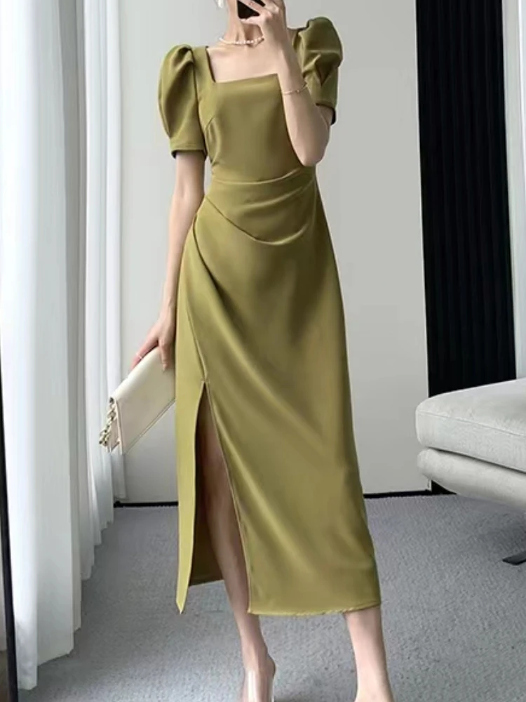 Woman Fashion Elegant Bodycon Business Midi Dress Office Casual Slim Vintage Party Vestidos Femme Birthday Prom Robe Clothes
Woman Fashion Elegant Bodycon Business Midi Dress Office Casual Slim Vintage Party Vestidos Femme Birthday Prom Robe Clothes