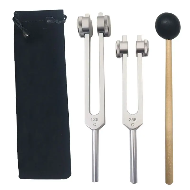 Tuning Forks set-C128 Hz and C259 Hz with Bag and Hammer for Stress Reliever D0UE
Tuning Forks set-C128 Hz and C259 Hz with Bag and Hammer for Stress Reliever D0UE